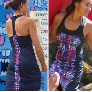 Title Nine Diamalete Racerback Geo Print Dress